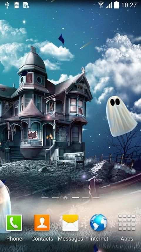 Halloween Live Wallpaper स्क्रीनशॉट 1