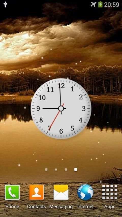 Analog Clock Live Wallpaper screenshot 2