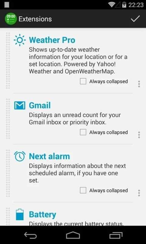 KK Widget ( DashClock + ) screenshot 2
