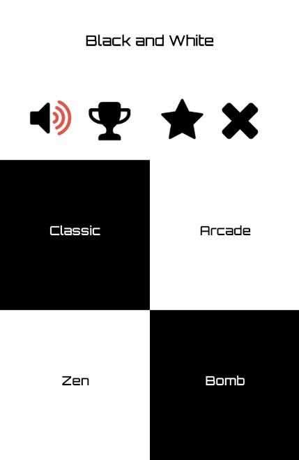 Noir et Blanc - Piano screenshot 1