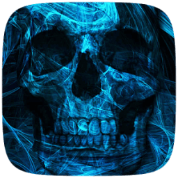 Blue Skull Live wallpaer आइकन