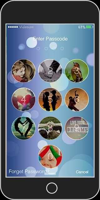 Passcode Photo Lock Screen screenshot 1