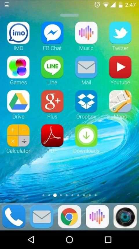 Launcher for IOS 9 screenshot 5