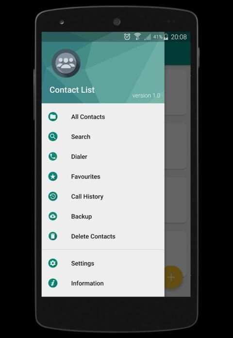 Contact List screenshot 5