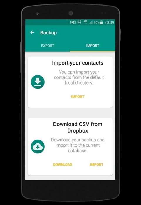 Contact List screenshot 2