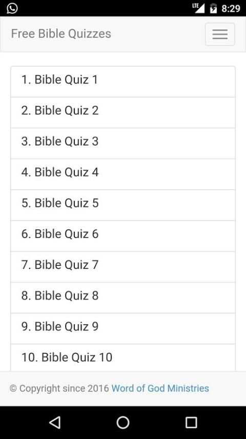 Bible Quiz Free screenshot 5