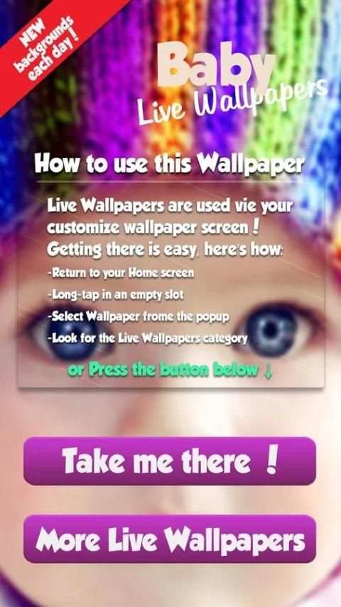 Baby Live Wallpapers screenshot 7