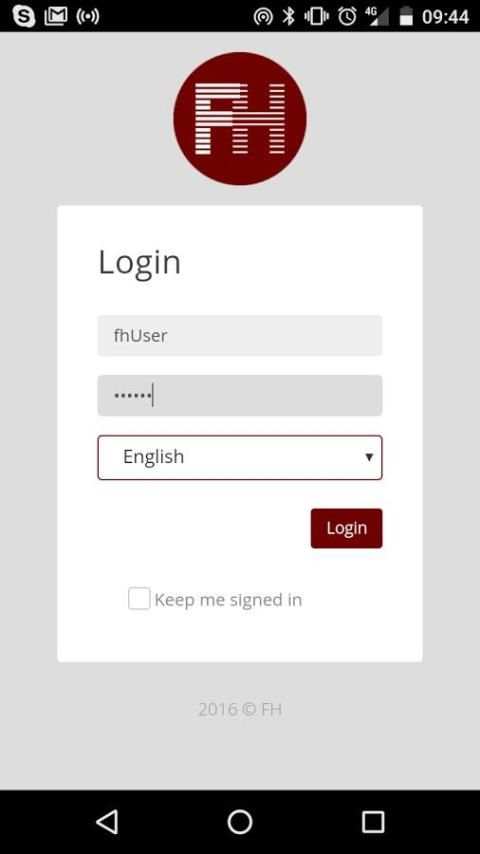 FH App screenshot 2