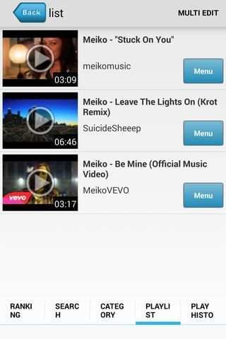 MV Tube-youtube music player screenshot 3