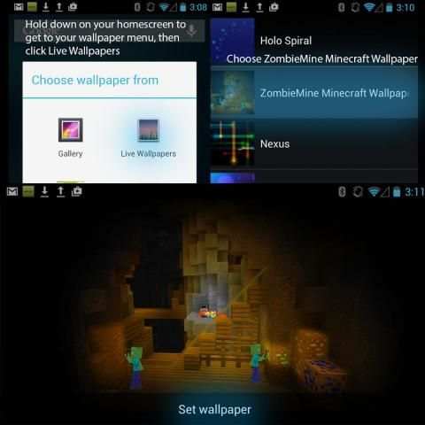 ZombieMine Minecraft Wallpaper screenshot 3