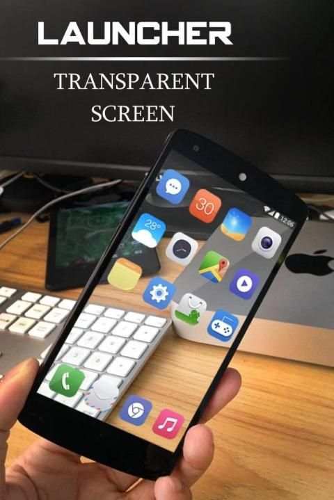 Transparent Screen Launcher screenshot 5