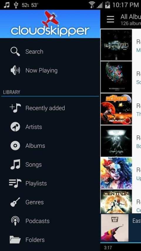 Cloudskipper Music Player скриншот 6