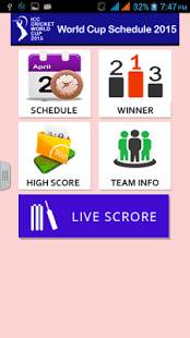 Cricket World Cup 2015 screenshot 2