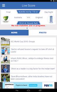 Cricket World Cup 2015 Live screenshot 2