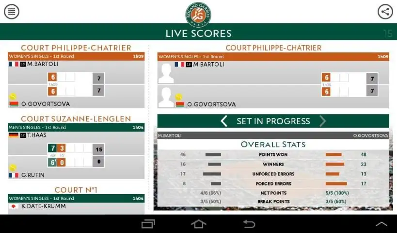 Roland Garros 2014 Screenshot