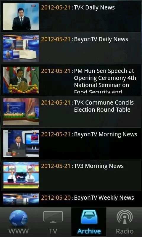 Khmer Live TV and Radio screenshot 2