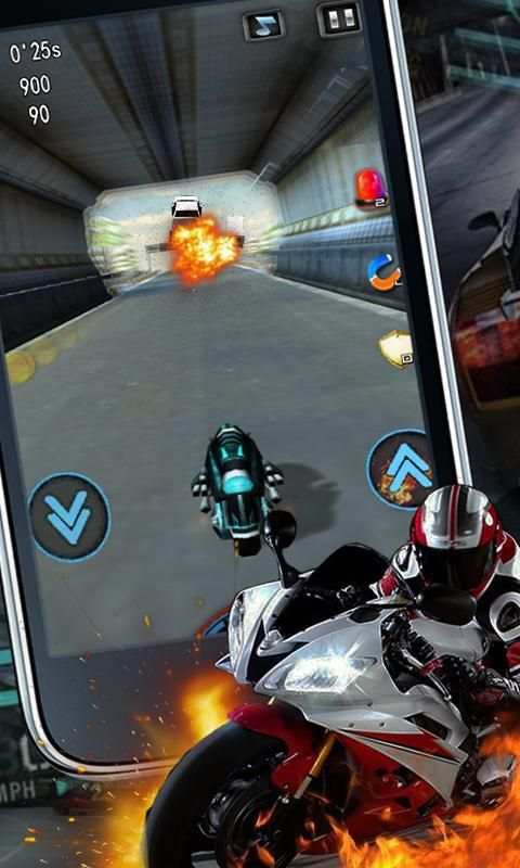 Fast Moto Racing 3D screenshot 2