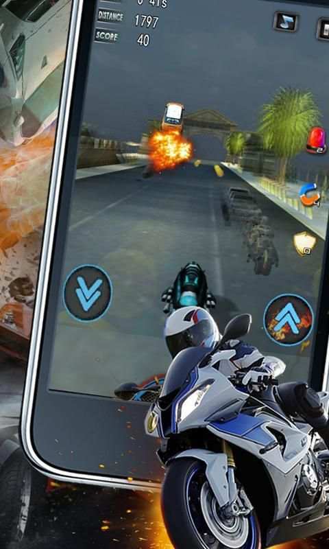 Fast Moto Racing 3D screenshot 3