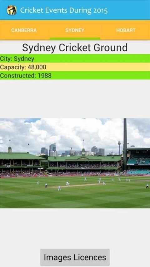 Cricket Events During 2015 screenshot 2