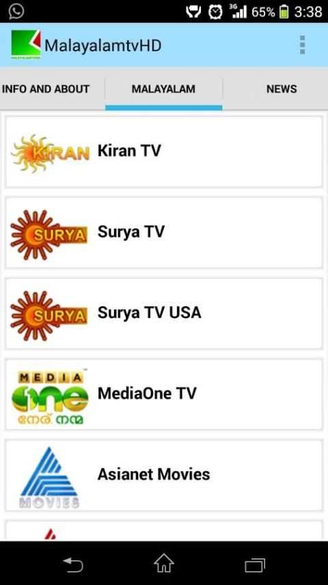 Malayalam HD TV screenshot 7
