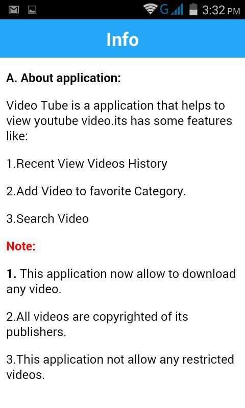 Video Tube-Player For Youtube screenshot 3