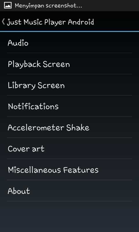 Pemutar musik screenshot 1
