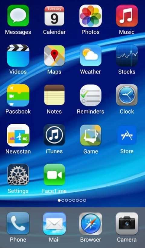 i6 Plus Launcher screenshot 1