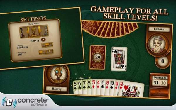 Aces Gin Rummy Classic स्क्रीनशॉट 8