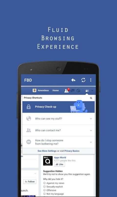 FBD for Facebook screenshot 1