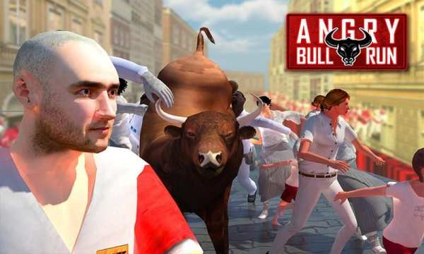 Angry Bull Run 3D simulator screenshot 3