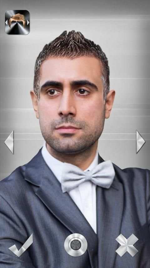 Haircuts For Men Photo Montage 1 تصوير الشاشة