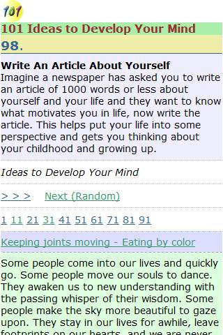 101 Ideas to Develop Your Mind 2 تصوير الشاشة
