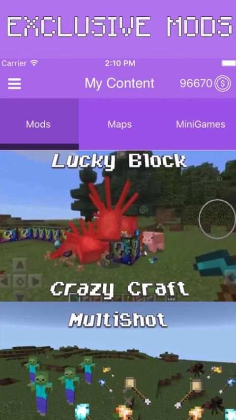 Crazy Craft For Minecraft PE स्क्रीनशॉट 4