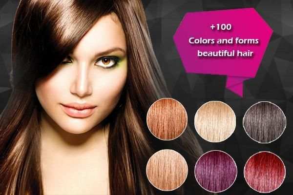 Change Color Hair and Lip 3 تصوير الشاشة