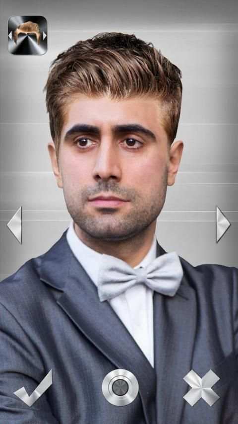 Haircuts For Men Photo Montage 4 تصوير الشاشة