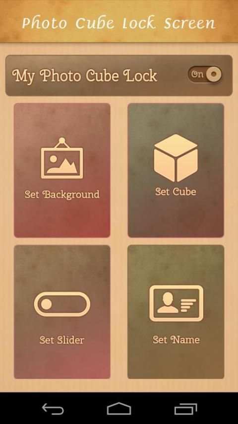 Foto kubus lockscreen screenshot 2
