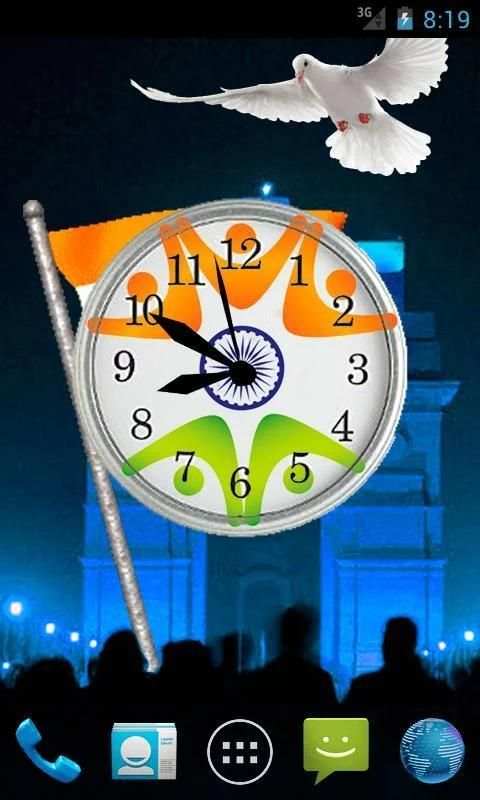 India Clock Live Wallpaper screenshot 8