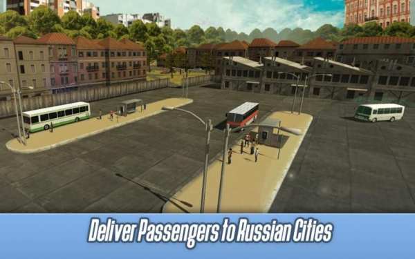 Russian Bus: Driving Simulator 3 تصوير الشاشة