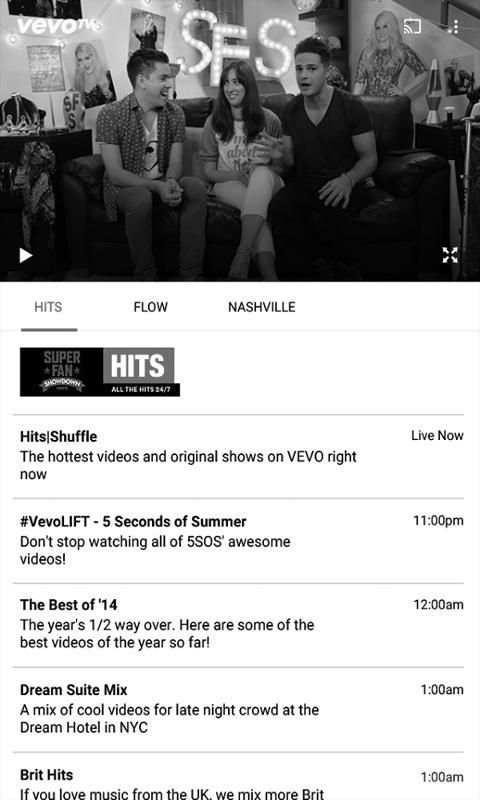 Vevo - Watch HD TV Music Video screenshot 2