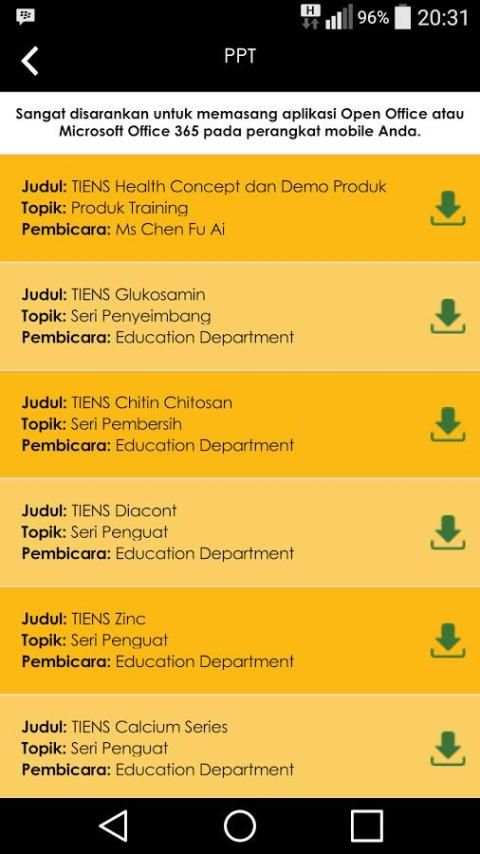 TMIS Apps untuk Android 5 تصوير الشاشة