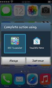Real iOS 7 Launcher 3 تصوير الشاشة