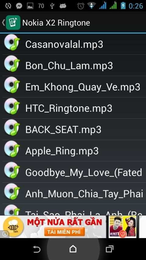 Nokia X2 Ringtone screenshot 3