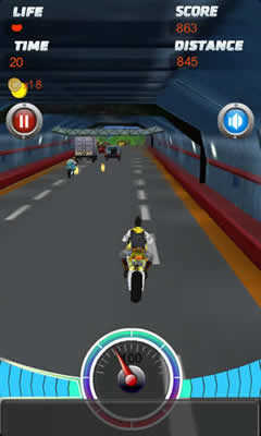 Crazy Moto 3D 1 تصوير الشاشة