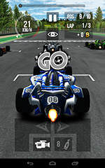 Thumb Formula Racing 3 تصوير الشاشة