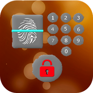 Fingerprint/Keypad Lock Screen أيقونة
