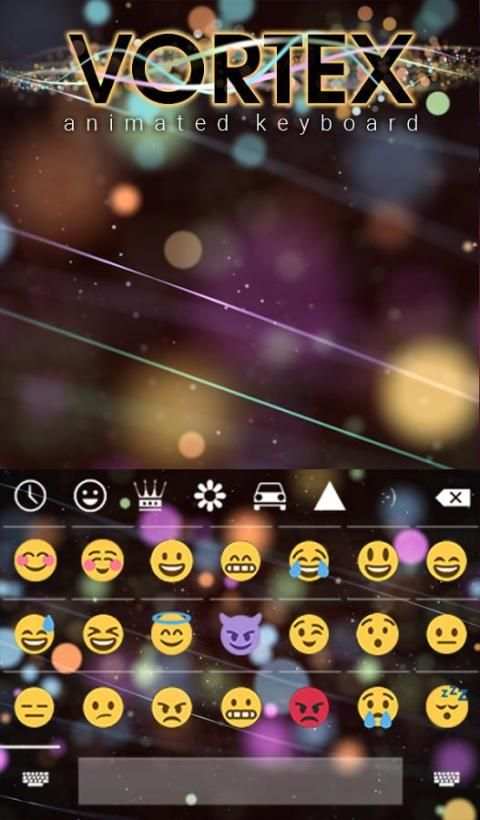 Vortex Animated Keyboard स्क्रीनशॉट 3