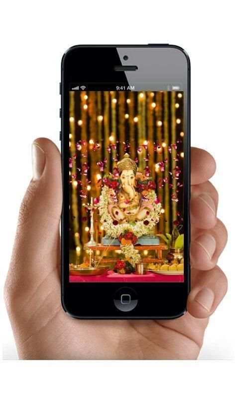 Lord Ganesha Live Wallpaper HD screenshot 1