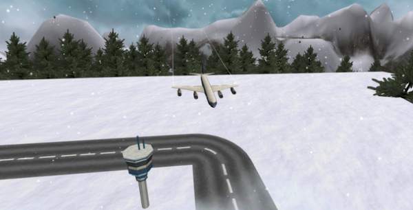 Flight Simulator Snow Plane 3D 5 تصوير الشاشة