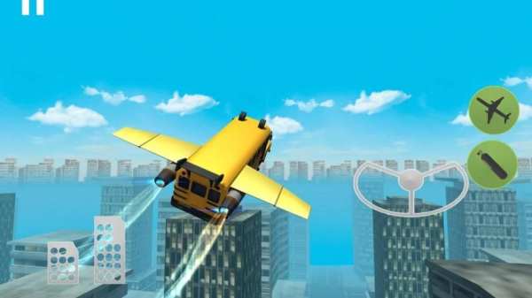 Flying Bus Simulator 2016 स्क्रीनशॉट 4