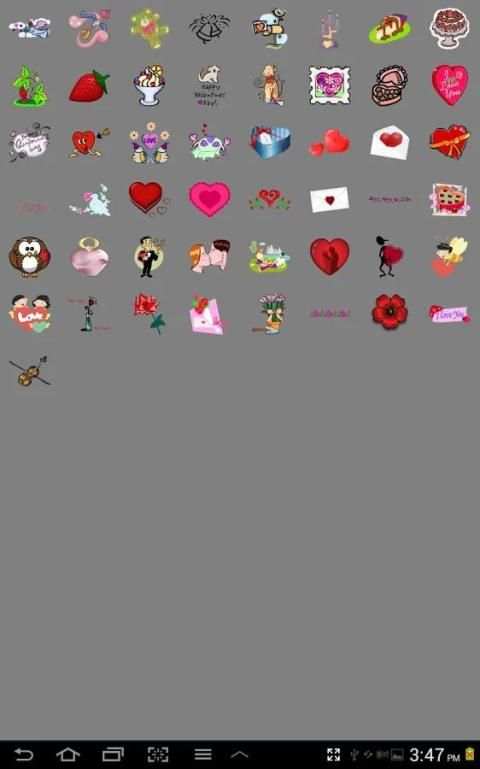 Love Stickers! for Doodle Text स्क्रीनशॉट 1